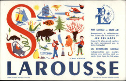 BUVARDS - LAROUSSE - LETTRE S - - L