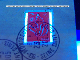 2005 N° 3744  LAMOUCHE AUTOADHÉSIFS PHOSPHORESCENTES FRAGMENT  23.3.2005 OBLITÉRÉ - Used Stamps