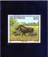 1992 Botswana - Facocero - Botswana (1966-...)