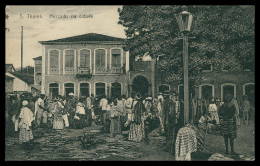 SÃO TOMÉ E PRÍNCIPE - FEIRAS E MERCADOS - Mercado Da Cidade ( Ed. Casa Parisiense) Carte Postale - Santo Tomé Y Príncipe