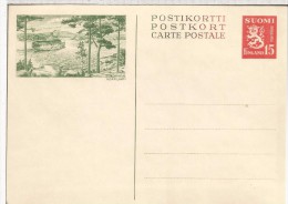 FINLANDIA ENTERO POSTAL KORPILAHTI BARCO - Postal Stationery