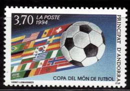 ANDORRE FRANCAISE     N° 446 * *    Cup 1994  Football Soccer Fussball - 1994 – États-Unis
