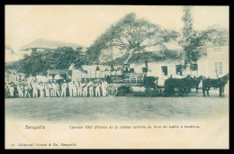 BENGUELA - CARNAVAL-  Carnaval De 1905(Parodia Ao Ja Célebre Caminho De Ferro Do Lobito)(Ed. Tavares Nº11) Carte Postale - Angola