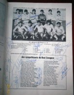 Socer / Football  - Tournoi Espoirs U-20 De Monthey (Switzerland) 1982 - REAL, Zaragoza, FC ARSENAL , Program, Programme - Authographs