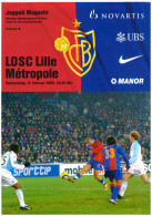 Programme Football 2004 2005 FC Basel C LOSC Lille Europa League - Boeken