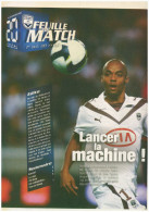 Programme Football 2008 2009 Girondins De Bordeaux C AS Roma Italy - Libros