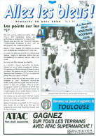 Programme Football 2003 2004 AJA Auxerre C Toulouse FC - Libros