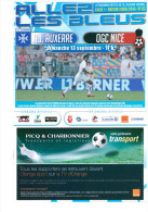 Programme Football 2009 2010 AJA Auxerre C OGCN Nice - Libros