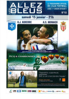 Programme Football 2010 2011 AJA Auxerre C AS Monaco - Libros