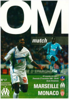 Programme Football 2005 2006 OM Olympique De Marseille C AS Monaco - Boeken