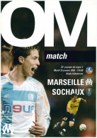 Programme Football 2004 2005 OM Olympique De Marseille C FC Sochaux - Books