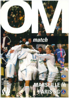 Programme Football 2004 2005 OM Olympique De Marseille C PSG Paris Saint Germain - Boeken
