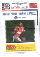Programme Football 2005 2006 OL Olympique Lyon C OM Olympique De Marseille - Libros