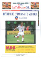 Programme Football 2005 2006 OL Olympique Lyon C FC Sochaux - Boeken