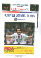 Programme Football 2005 2006 OL Olympique Lyon C RCL Lens - Books
