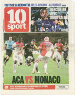 Programme Football 2010 2011 Arles Avignon C AS Monaco - Libros