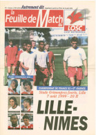 Programme Football 1999 2000 LOSC Lille C Nimes Olympique - Bücher