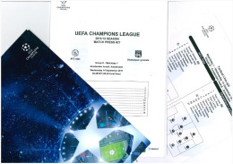 Dossier Presse Football (Edition UEFA) Ajax Amsterdam C OL Olympique Lyon 2011 2012 - Books