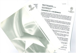 Dossier Presse Football Rangers Glasgow C AS Monaco 2000 2001 Champions League - Boeken