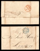 E)1849 NETHERLAND, MARITIME MAIL, CIRCULATED COVER TO LONDON - ...-1852 Préphilatélie