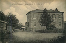 CPA Du Gard 30 BESSEGES  HOPITAL DE LA COMPAGNIE DES HOUILLERES   Vierge - Bessèges