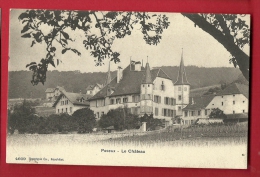 PAH-04 Peseux  Le Château. Phototypie 4600 Cachet 1905 - Peseux