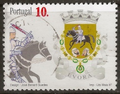 Portugal – 1997 Coats Of Portugal 10. Used Stamp - Usado