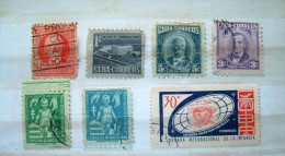 Cuba 1917 - 1963 - Palace Of Communications  Tuberculosis Children International Day - Used Stamps