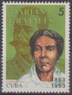 1993.22- * CUBA 1993. MNH. MARIANA GRAJALES. WOMAN. - Ongebruikt