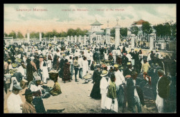 LOURENÇO MARQUES - FEIRAS E MERCADOS - Interior Do Mercado ( Ed.Spanos & Tsitsias Nº 154) Carte Postale - Mozambique