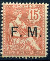 FRANCE 1901-04 FRANCHISE MILITAIRE YVERT  N°2 Neuf  SANS TRACES DE CHARNIERES COTE 315E - Military Postage Stamps