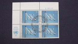 UNO-New York 619 Yv 595 Oo/FDC-cancelled EVB ´A´, Flagge Der Vereinten Nationen - Used Stamps
