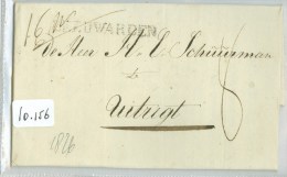 POSTHISTORIE * HANDGESCHREVEN BRIEF Uit 1826 Van LEEUWARDEN Naar UTRECHT (10.156) - ...-1852 Prephilately