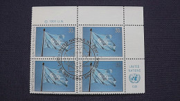 UNO-New York 619 Yv 595 Oo/FDC-cancelled EVB ´B´, Flagge Der Vereinten Nationen - Usados