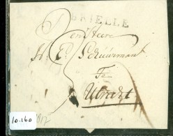 POSTHISTORIE * HANDGESCHREVEN BRIEF Uit 1817 Van BRIELLE Naar UTRECHT (10.160) - ...-1852 Prephilately