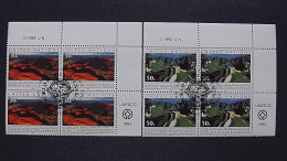 UNO-New York 625/6 Yv 605/6 Sc 601/2 Oo/FDC-cancelled EVB ´B', UNESCO-Welterbe, Australien, China - Usados