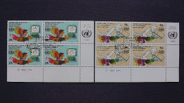 UNO-New York 635/6 Yv 615/6 Sc 611/2 Oo/FDC-cancelled EVB ´D´, Wissenschaft Und Technologie - Used Stamps