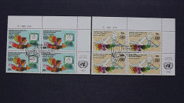 UNO-New York 635/6 Yv 615/6 Sc 611/2 Oo/FDC-cancelled EVB ´B´, Wissenschaft Und Technologie - Used Stamps