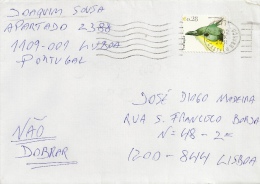 Portugal Cover With Bird Stamp - Briefe U. Dokumente