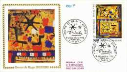 FRANCE Peinture, Yvert 2672.  BISSIERE.  Fdc, ENVELOPPE Premier Jour. 1990 - Sonstige & Ohne Zuordnung