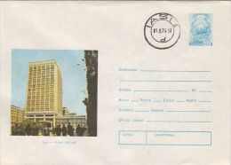 TOURISM, IASI- UNION HOTEL, COVER STATIONERY, ENTIER POSTAL, 1976, ROMANIA - Hotel- & Gaststättengewerbe