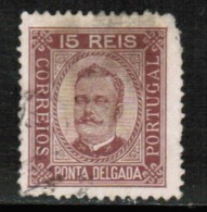 PONTA DELGADO   Scott # 3 USED FAULTS - Ponta Delgada