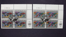 UNO-New York 677/8 Yv 665/6 Sc 653/4  Oo/FDC-cancelled EVB ´B´, 30 J. Konferenz Der UNO Für Handel Und Entwicklung - Used Stamps