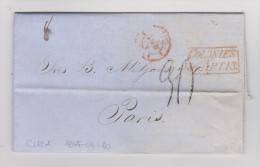 KUBA 1855-03-10 Vorphila Brief Nach Paris - Prephilately