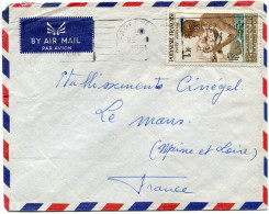 POLYNESIE LETTRE PAR AVION DEPART PAPEETE 25-1-1961 TAHITI POUR LA FRANCE - Briefe U. Dokumente