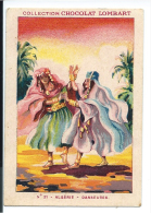 Afrique ALGERIE Danseuses TB/Bien Pub: Lombart 82 X 57 Mm Rare. Didactique. Jamais Collée - Lombart