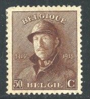 Belgium Mint 1919 50c - 1919-1920 Albert Met Helm