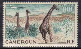 Cameroun P. A. N° 47 X 100 F. Bleu-vert,  Bistre Et Brun,  Trace De  Charnière Sinon TB - Unused Stamps
