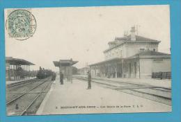CPA Chemin De Fer Cheminots Arrivée Du Train En Gare De BRETIGNY SUR ORGE 91 - Bretigny Sur Orge
