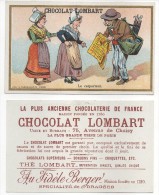 Le Colporteur - Chocolat Lombart - Chromo Illustrée Humoristique - Lombart